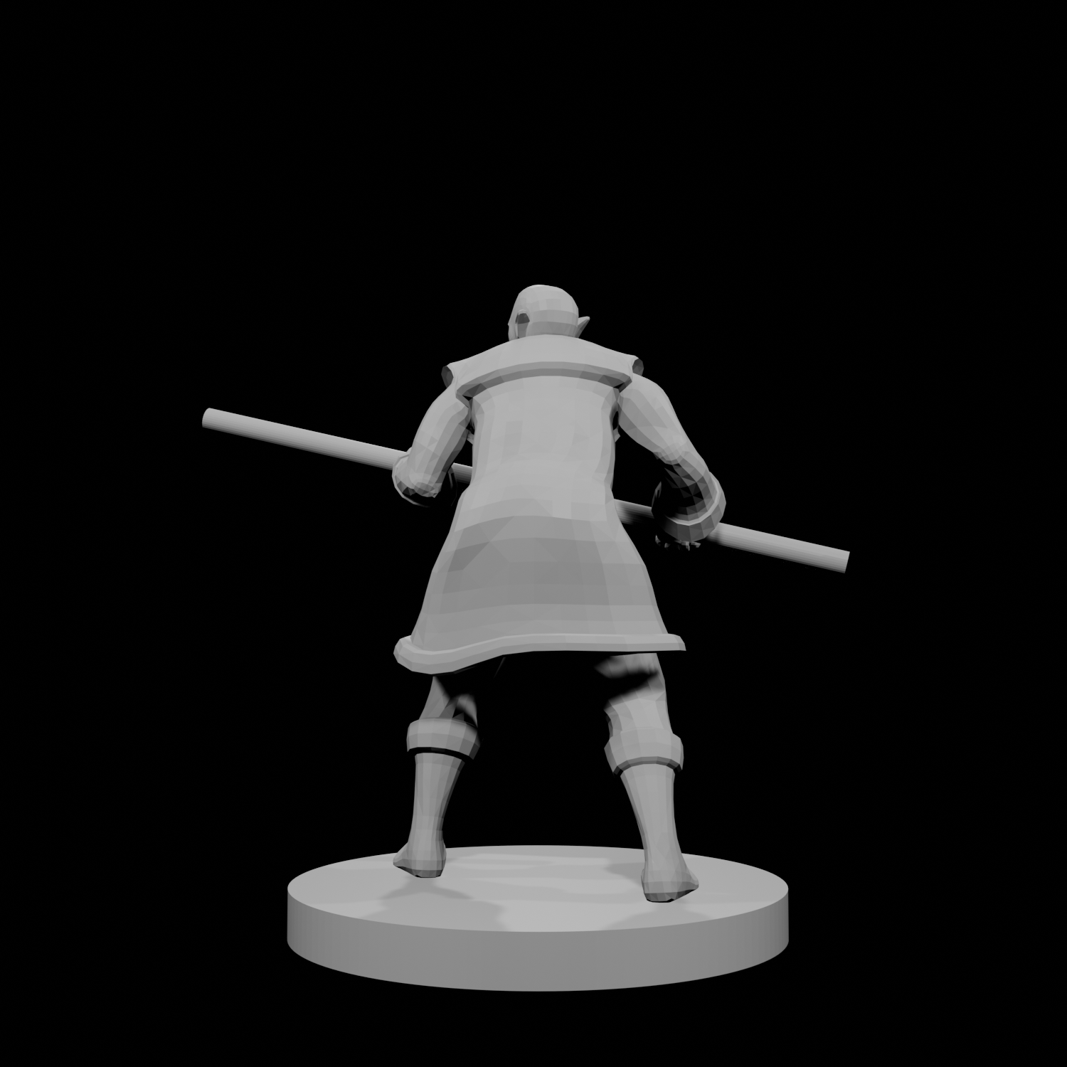 Half Elf Male Monk