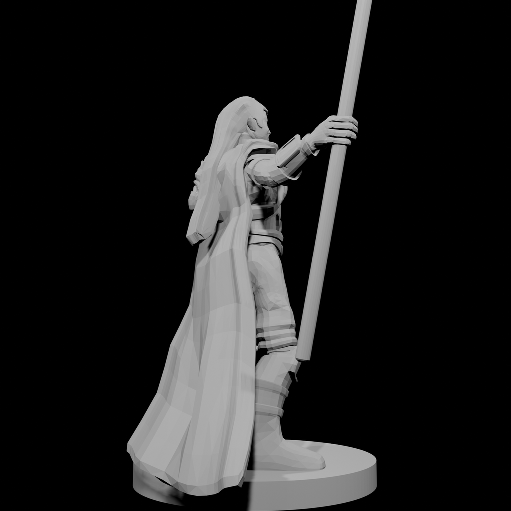 Half Elf Warlock 2