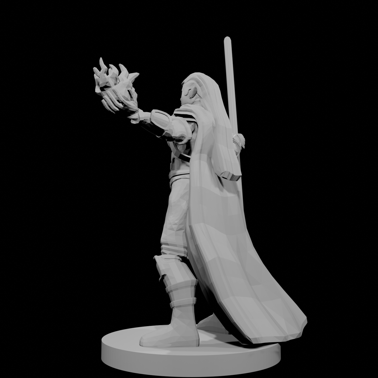 Half Elf Warlock 2