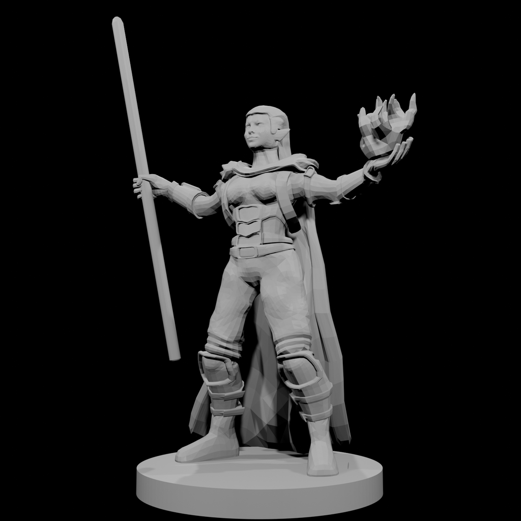 Half Elf Warlock 2