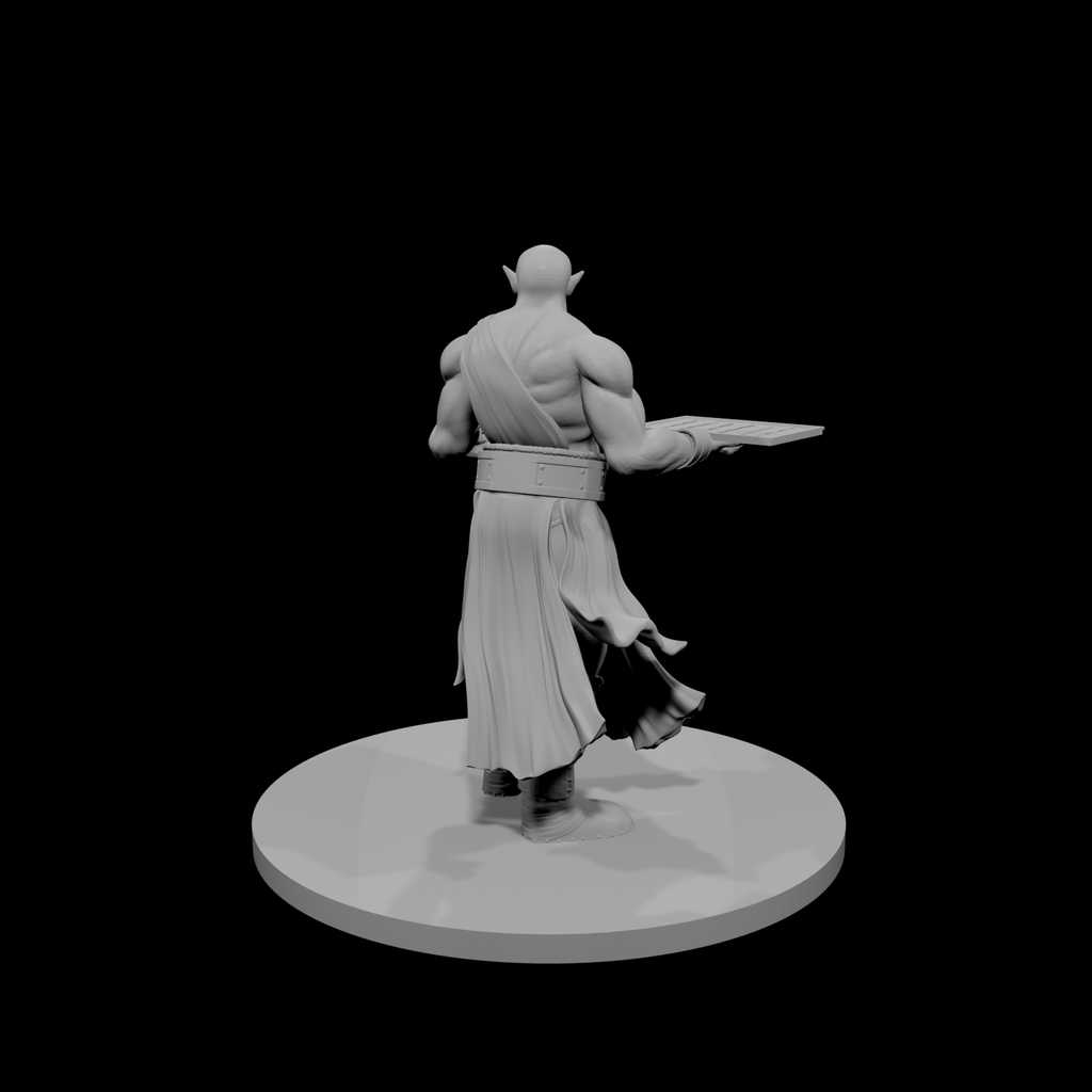 Half Ogre Male Monk Chef