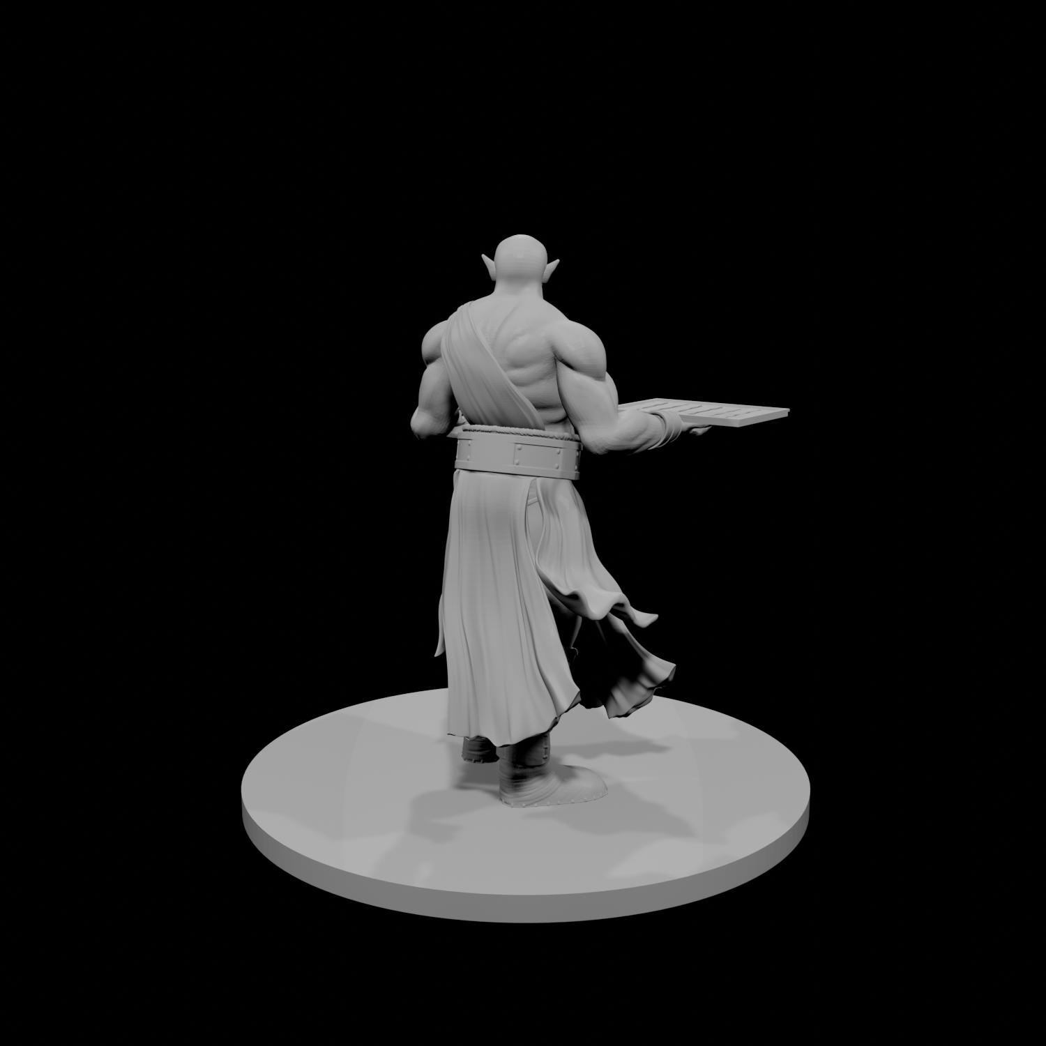 Half Ogre Male Monk Chef