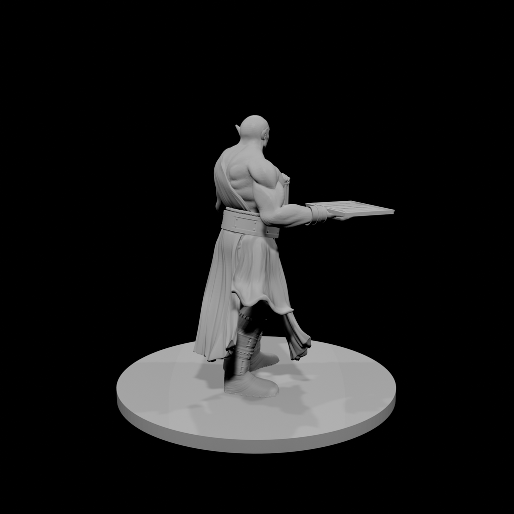 Half Ogre Male Monk Chef
