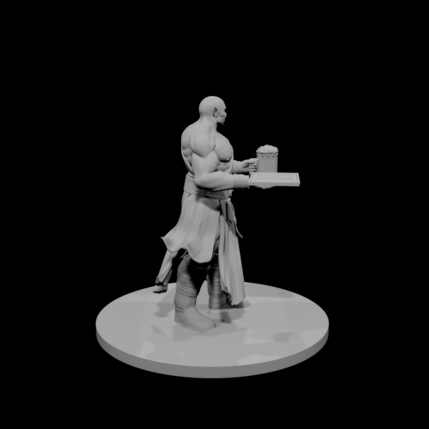 Half Ogre Male Monk Chef