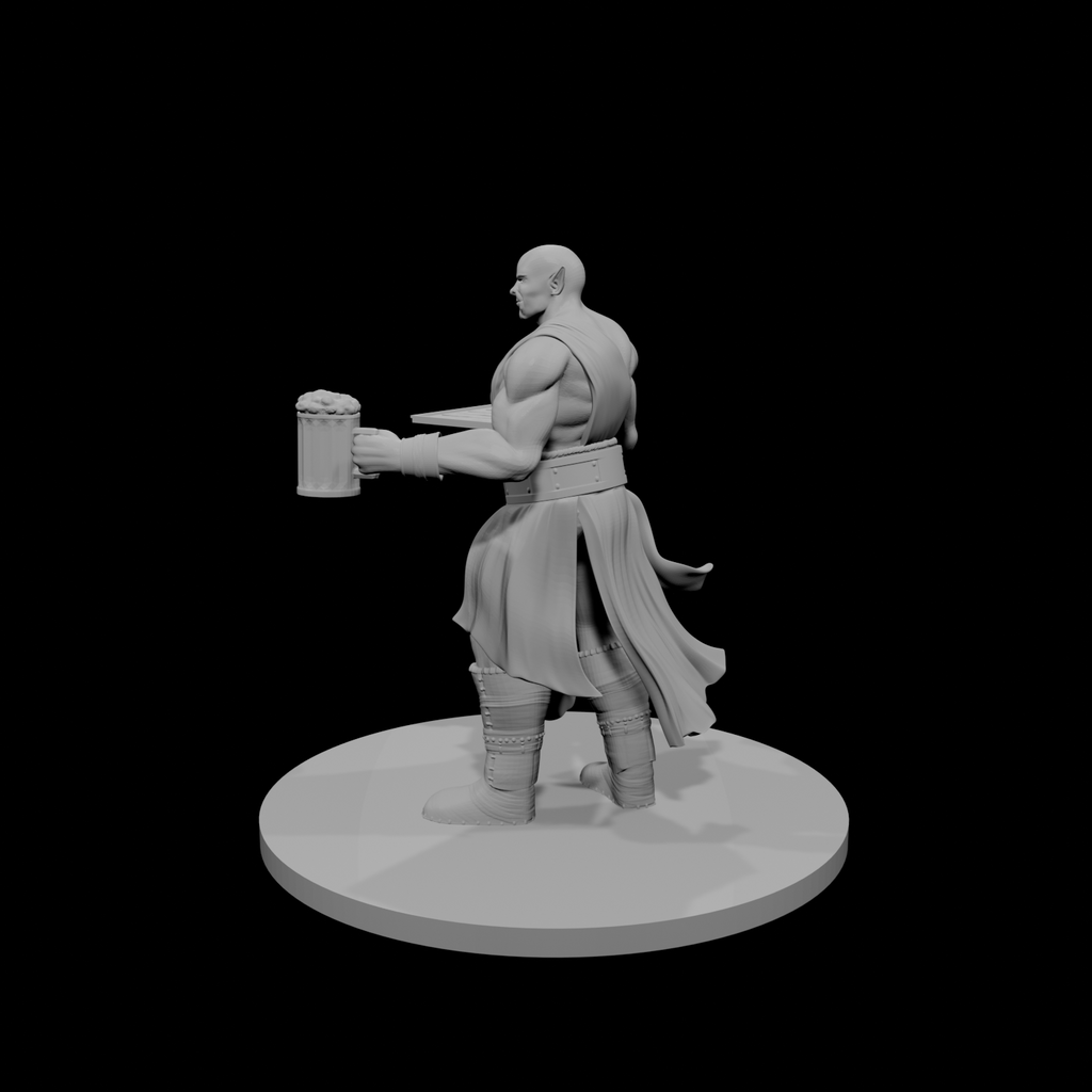 Half Ogre Male Monk Chef