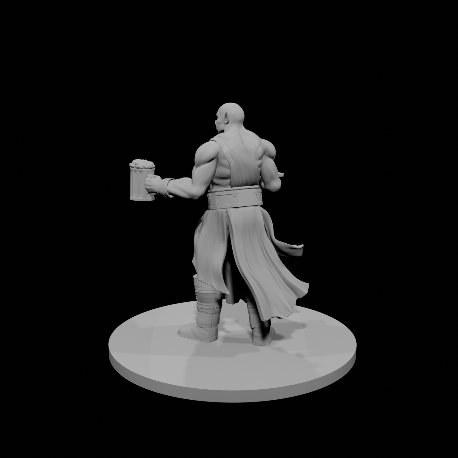 Half Ogre Male Monk Chef