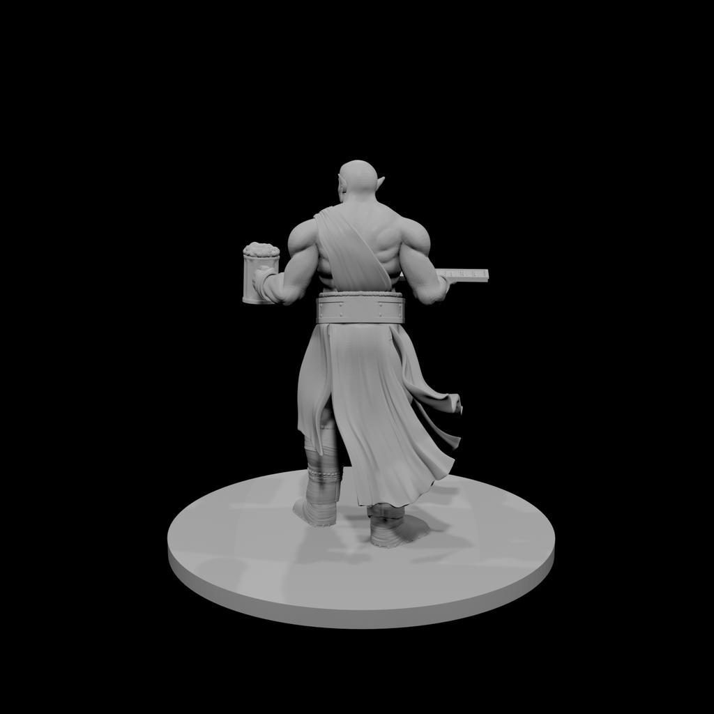 Half Ogre Male Monk Chef