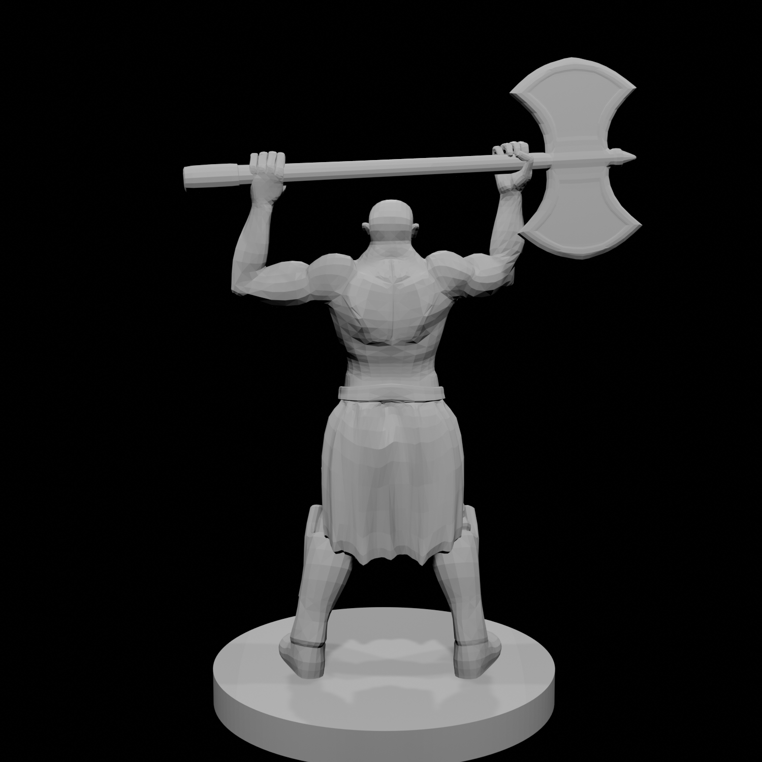 Half Orc Barbarian  raging