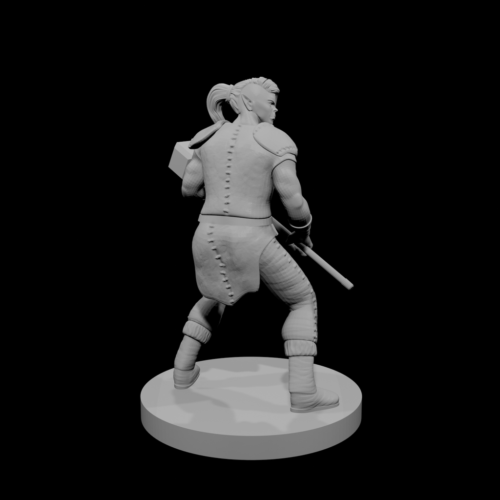 Half Orc Female Barbarian 2
