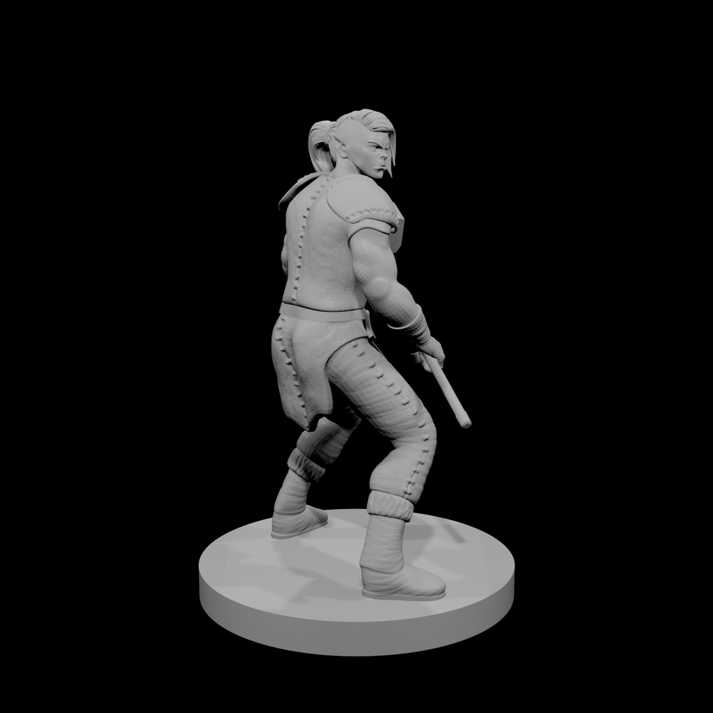 Half Orc Female Barbarian 2