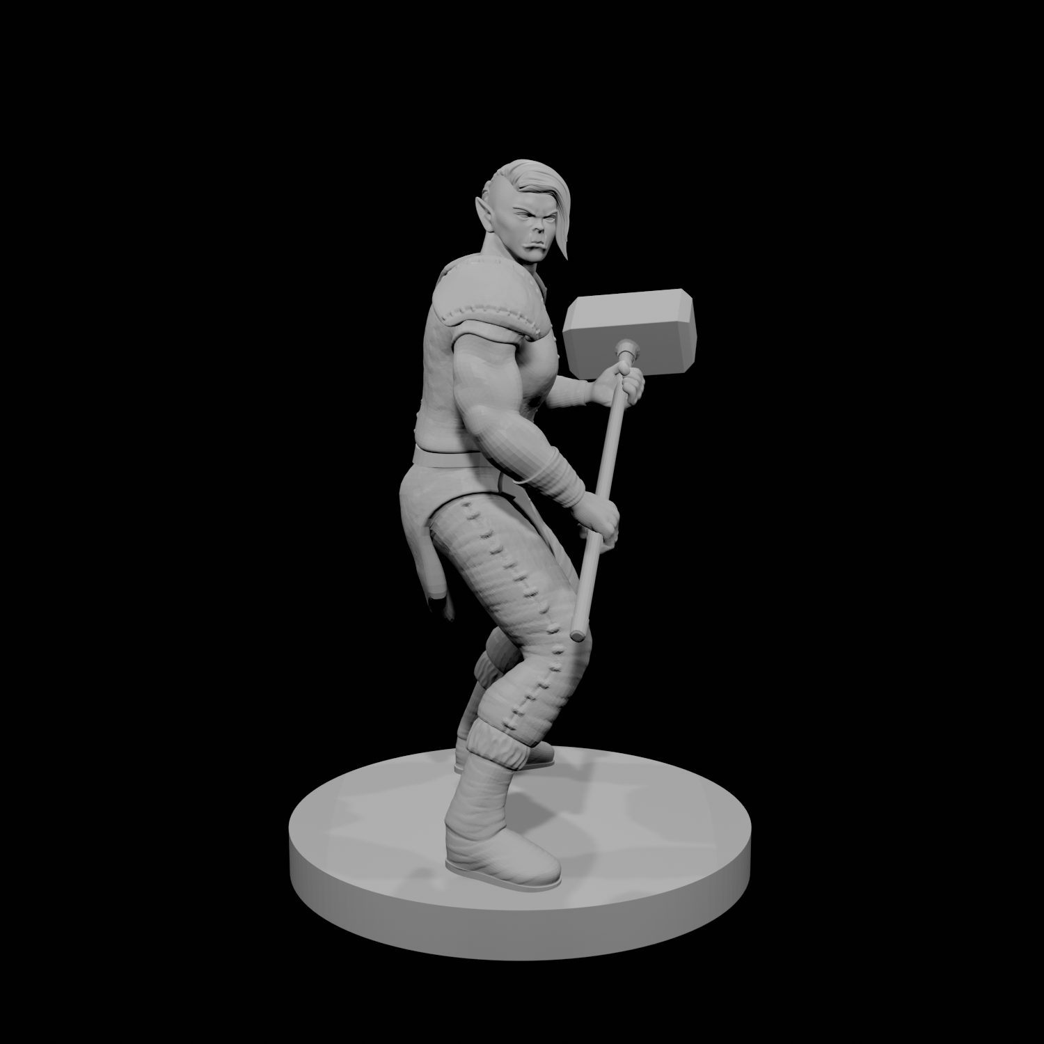 Half Orc Female Barbarian 2