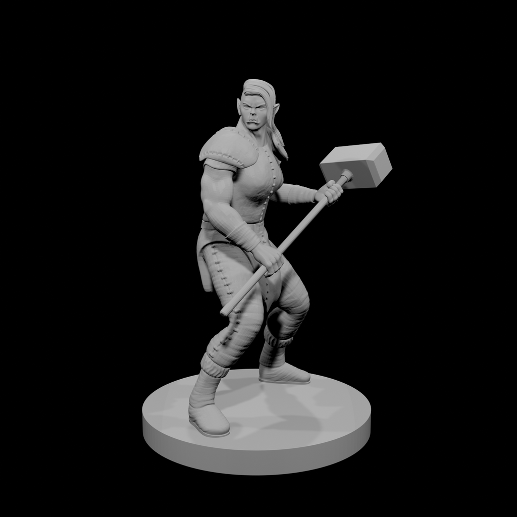 Half Orc Female Barbarian 2