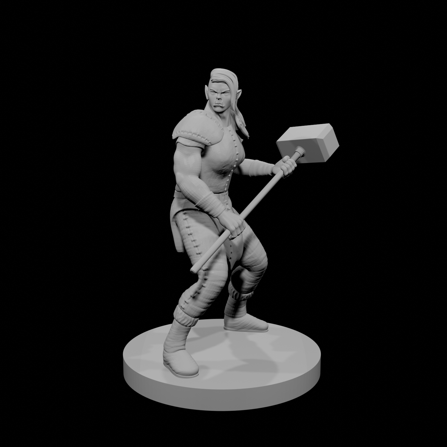 Half Orc Female Barbarian 2