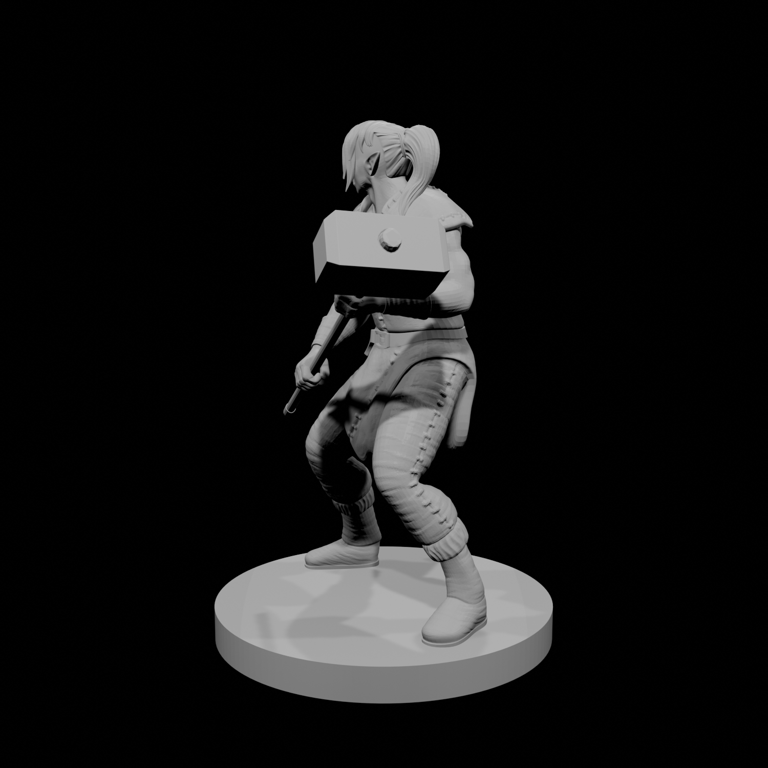 Half Orc Female Barbarian 2