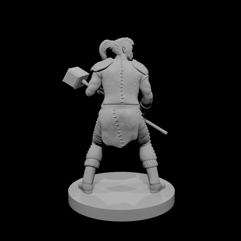 Half Orc Female Barbarian 2