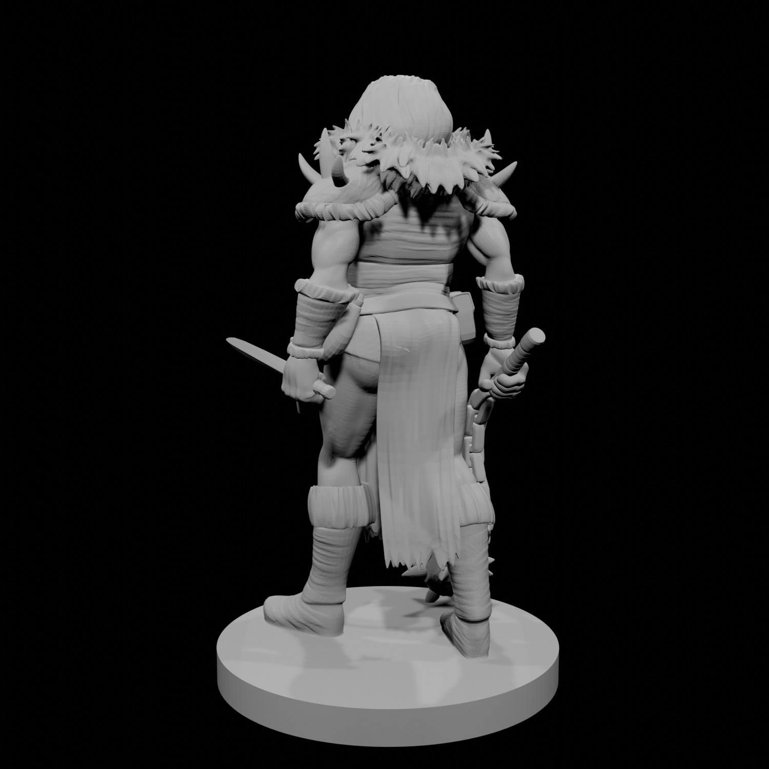 Half Orc Female Barbarian 3