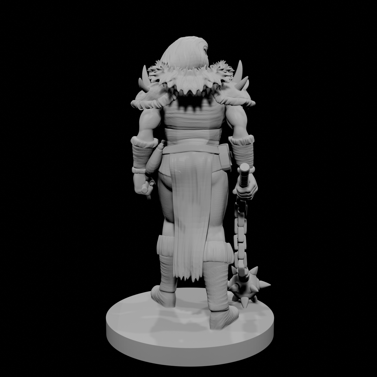 Half Orc Female Barbarian 3