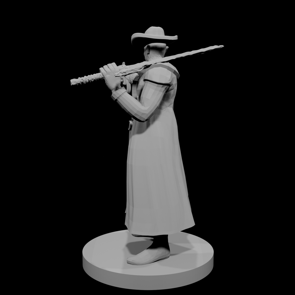 Half Orc Gunslinger Male