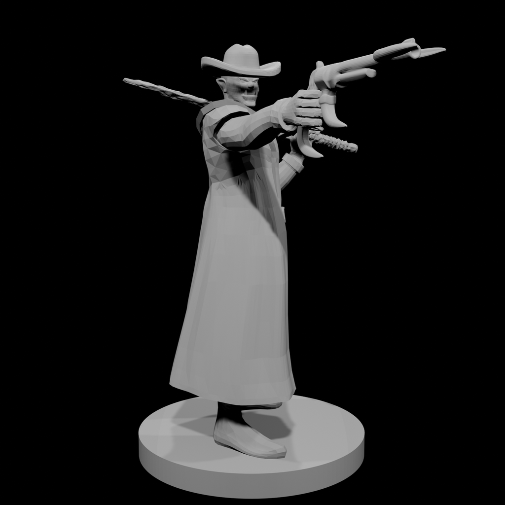 Half Orc Gunslinger Male