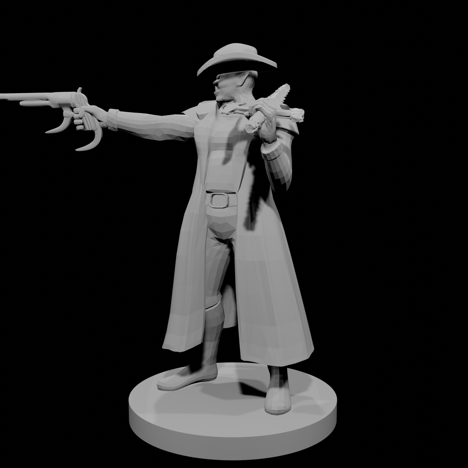 Half Orc Gunslinger Male
