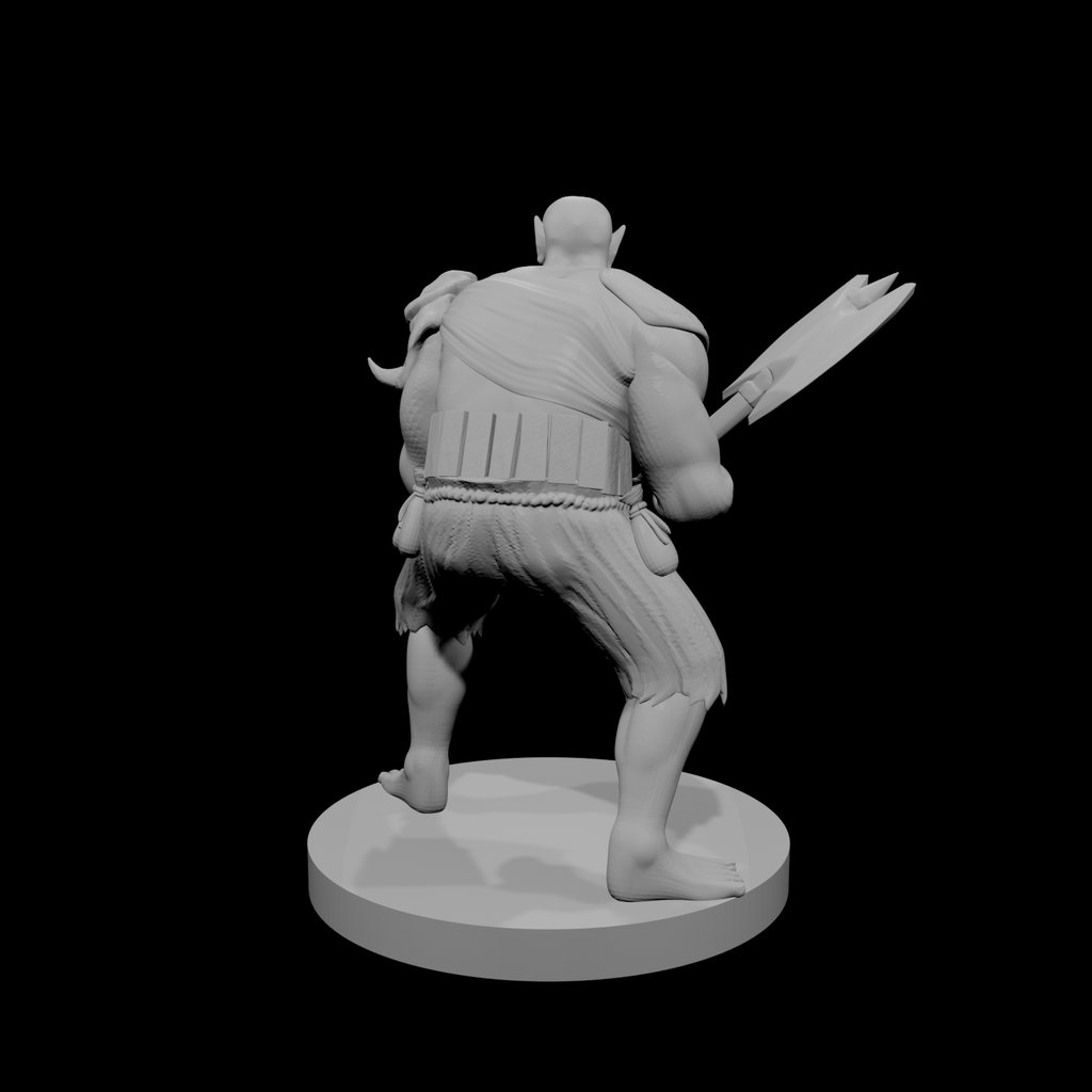 Half Orc Male Barbarian 2