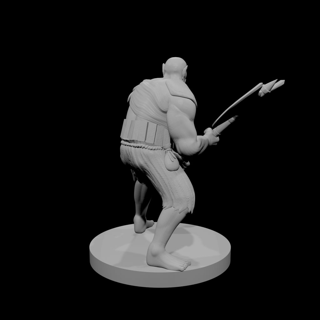 Half Orc Male Barbarian 2