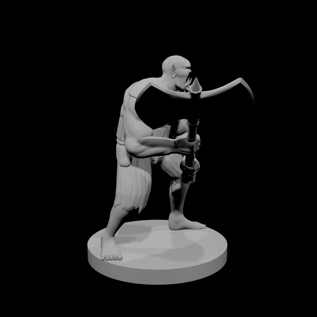 Half Orc Male Barbarian 2