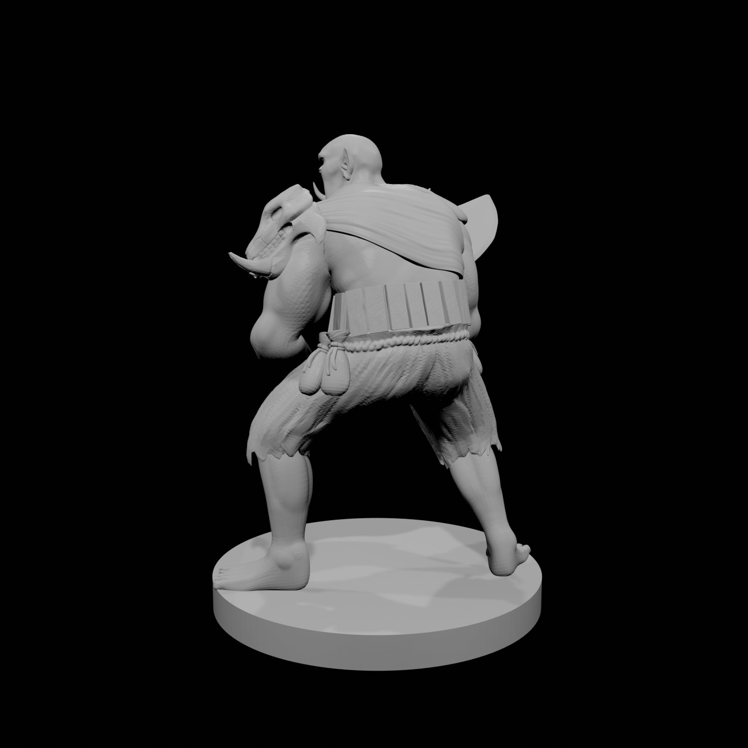 Half Orc Male Barbarian 2