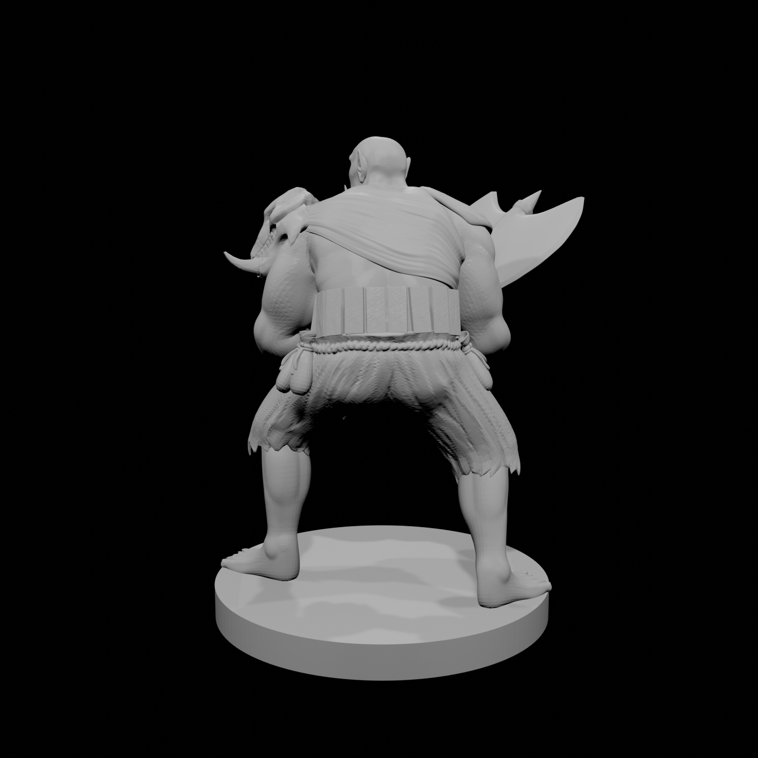 Half Orc Male Barbarian 2