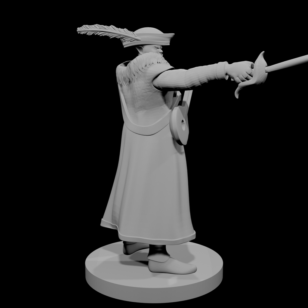 Half Orc Male Bard