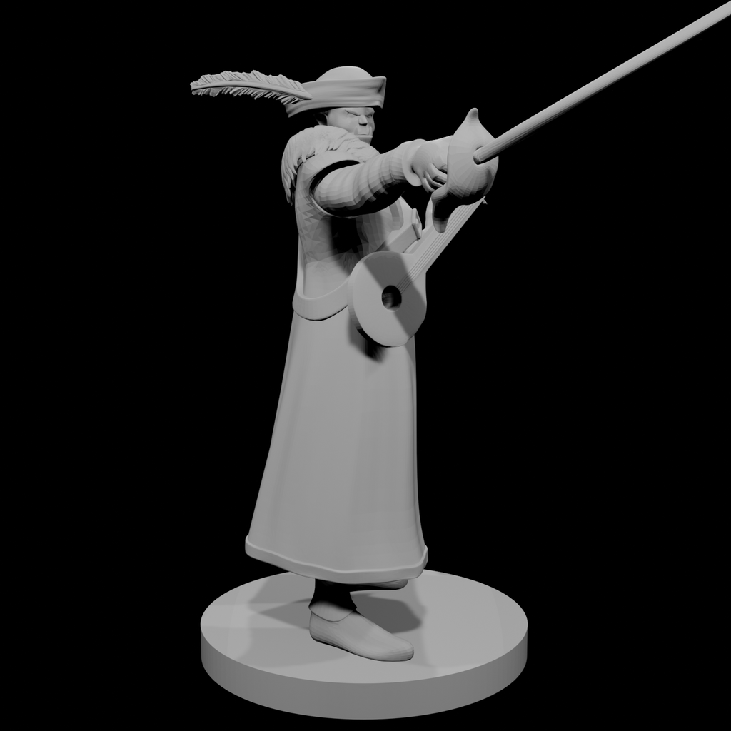 Half Orc Male Bard