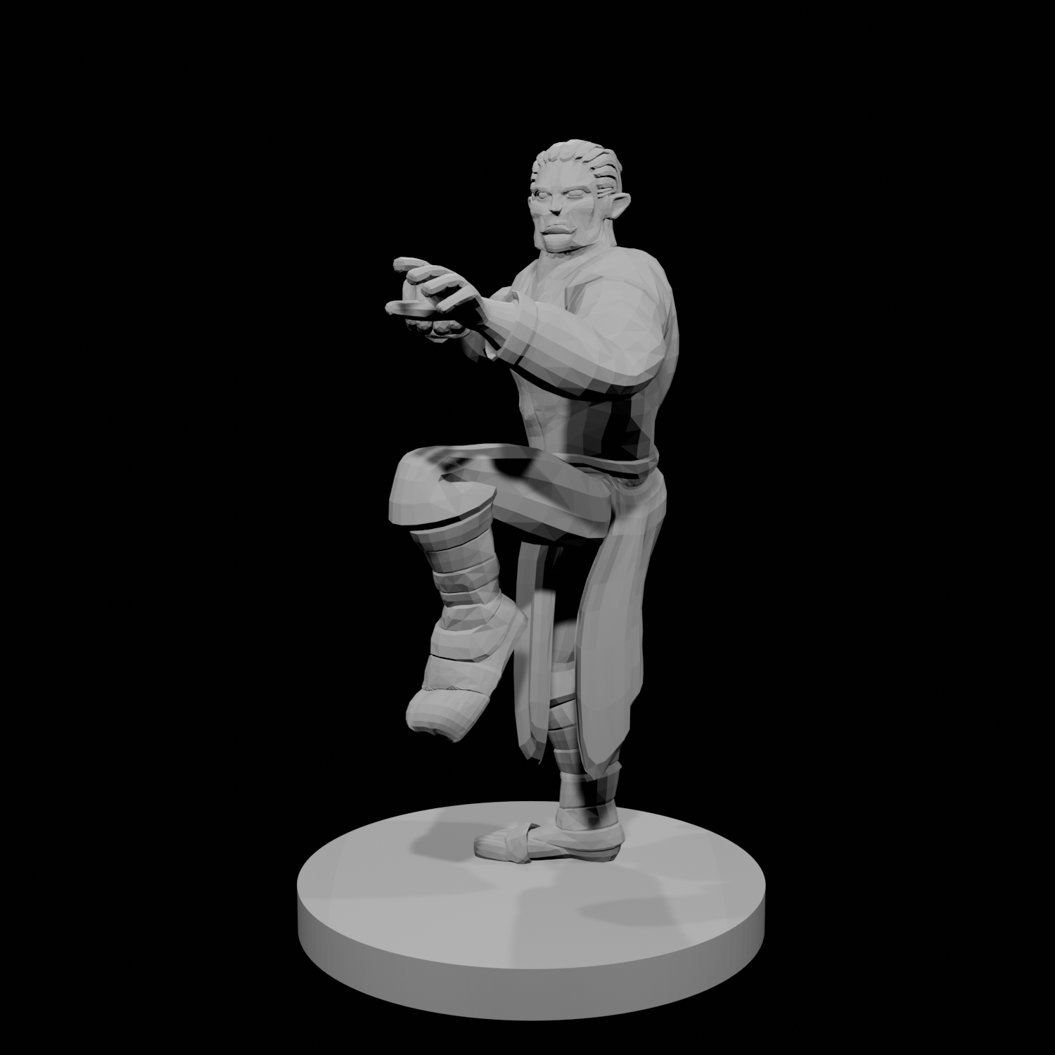 Half Orc Male Monk