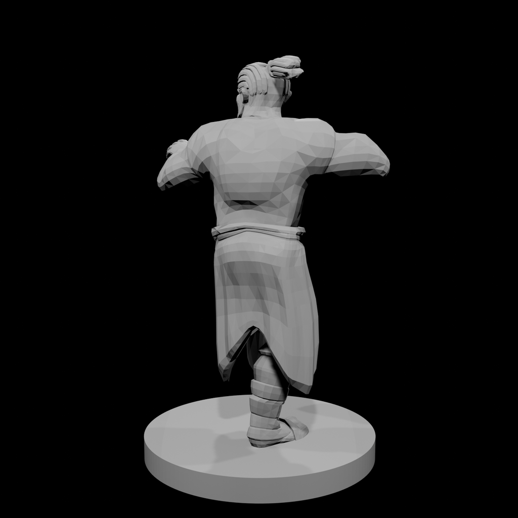 Half Orc Male Monk