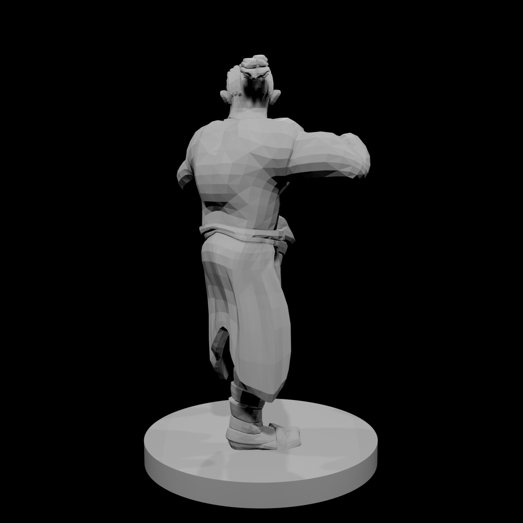 Half Orc Male Monk