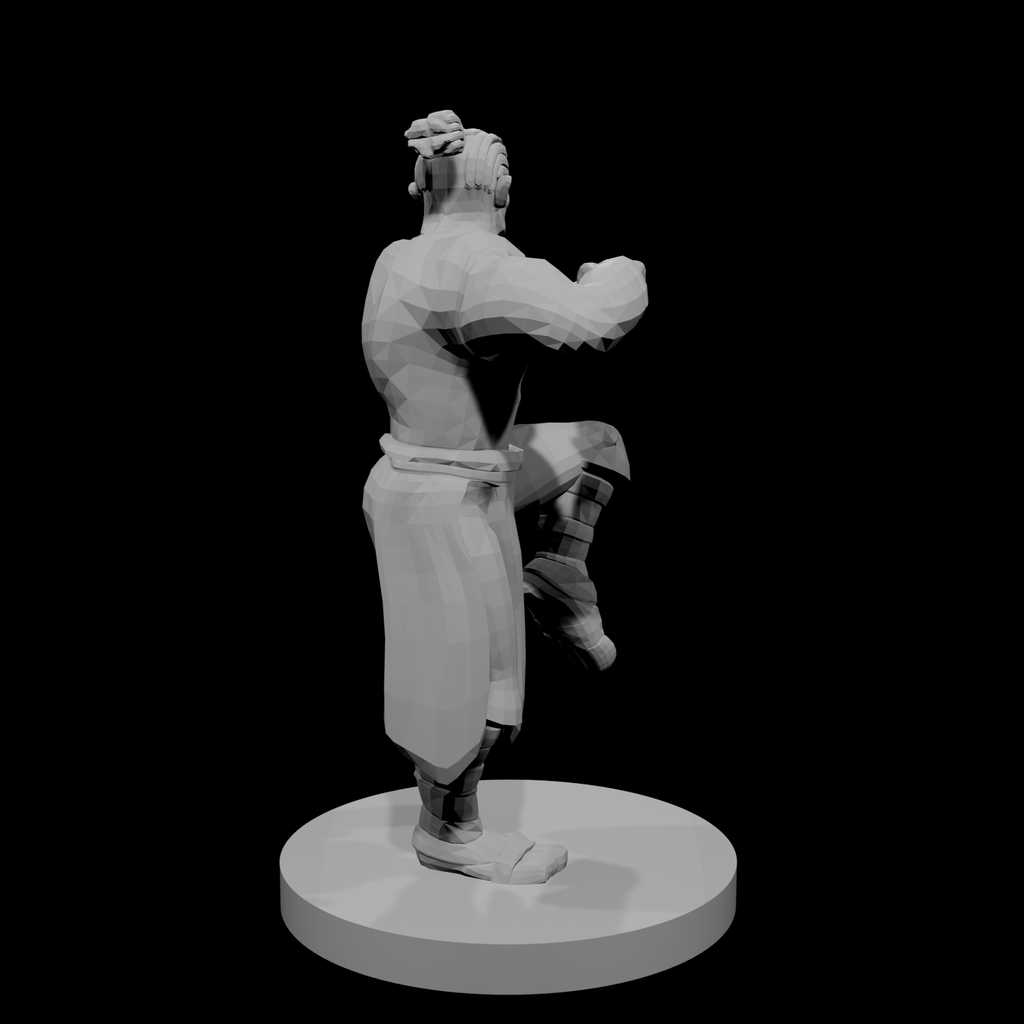 Half Orc Male Monk
