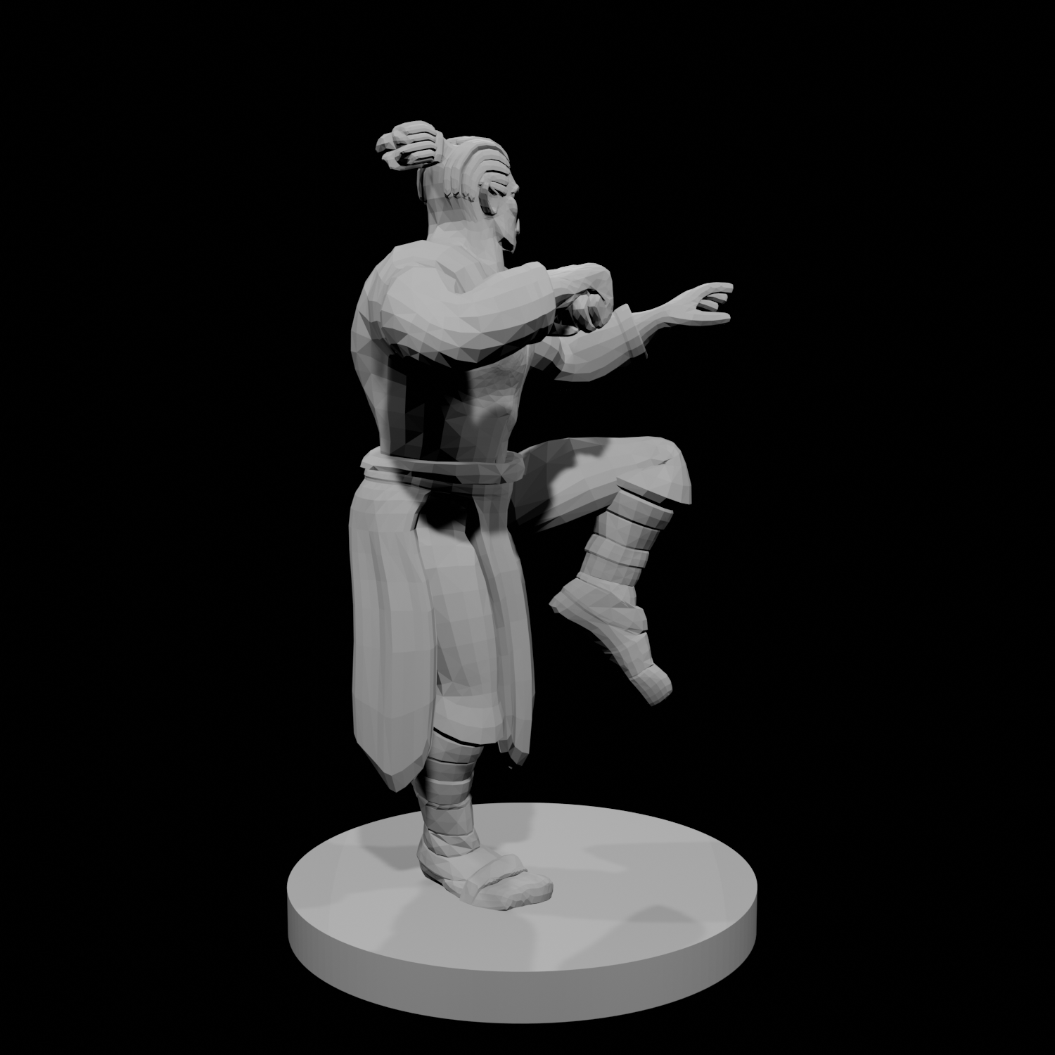 Half Orc Male Monk