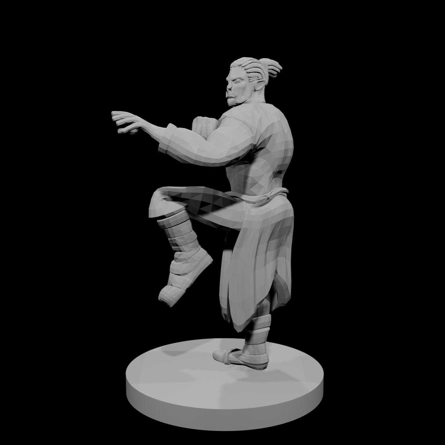 Half Orc Male Monk