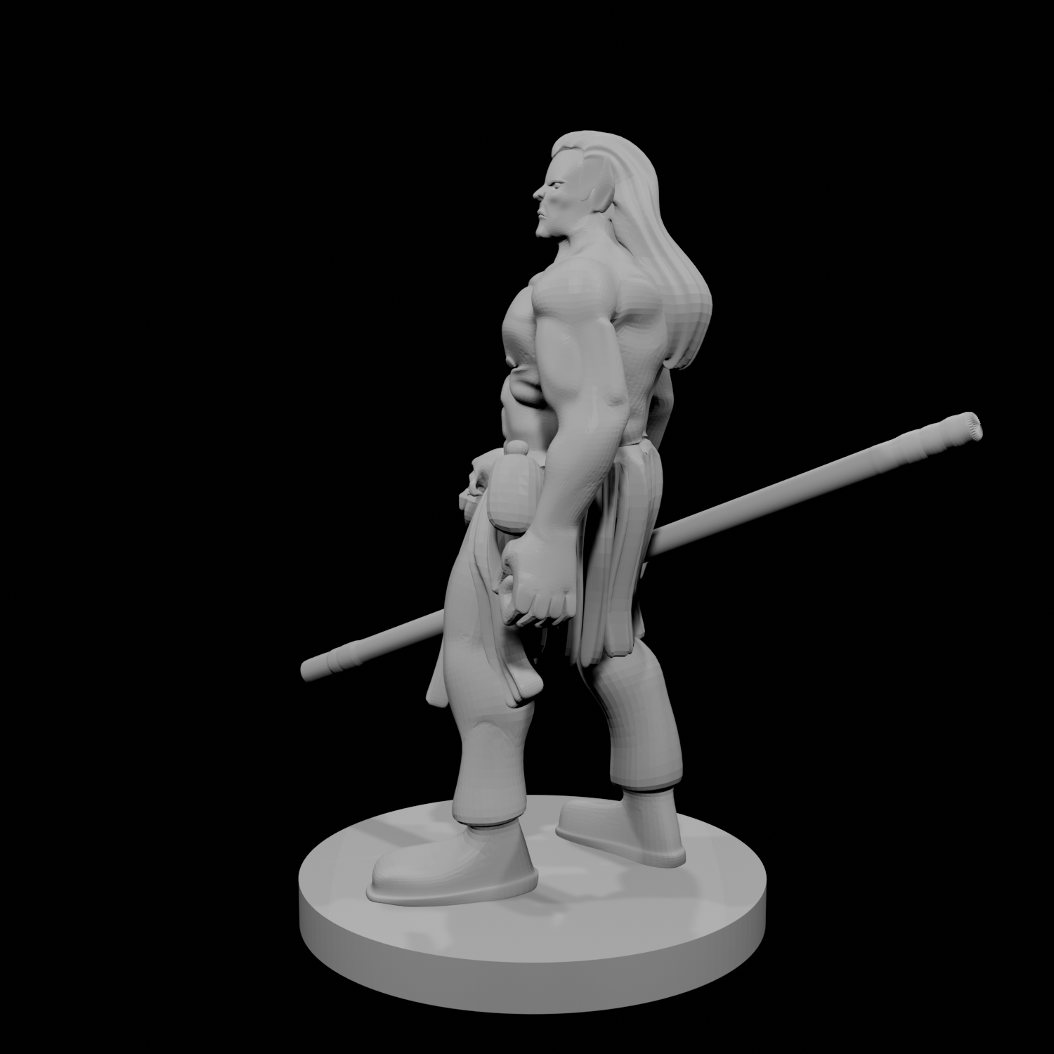 Half Orc Male Monk 2