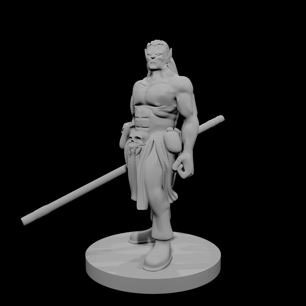 Half Orc Male Monk 2