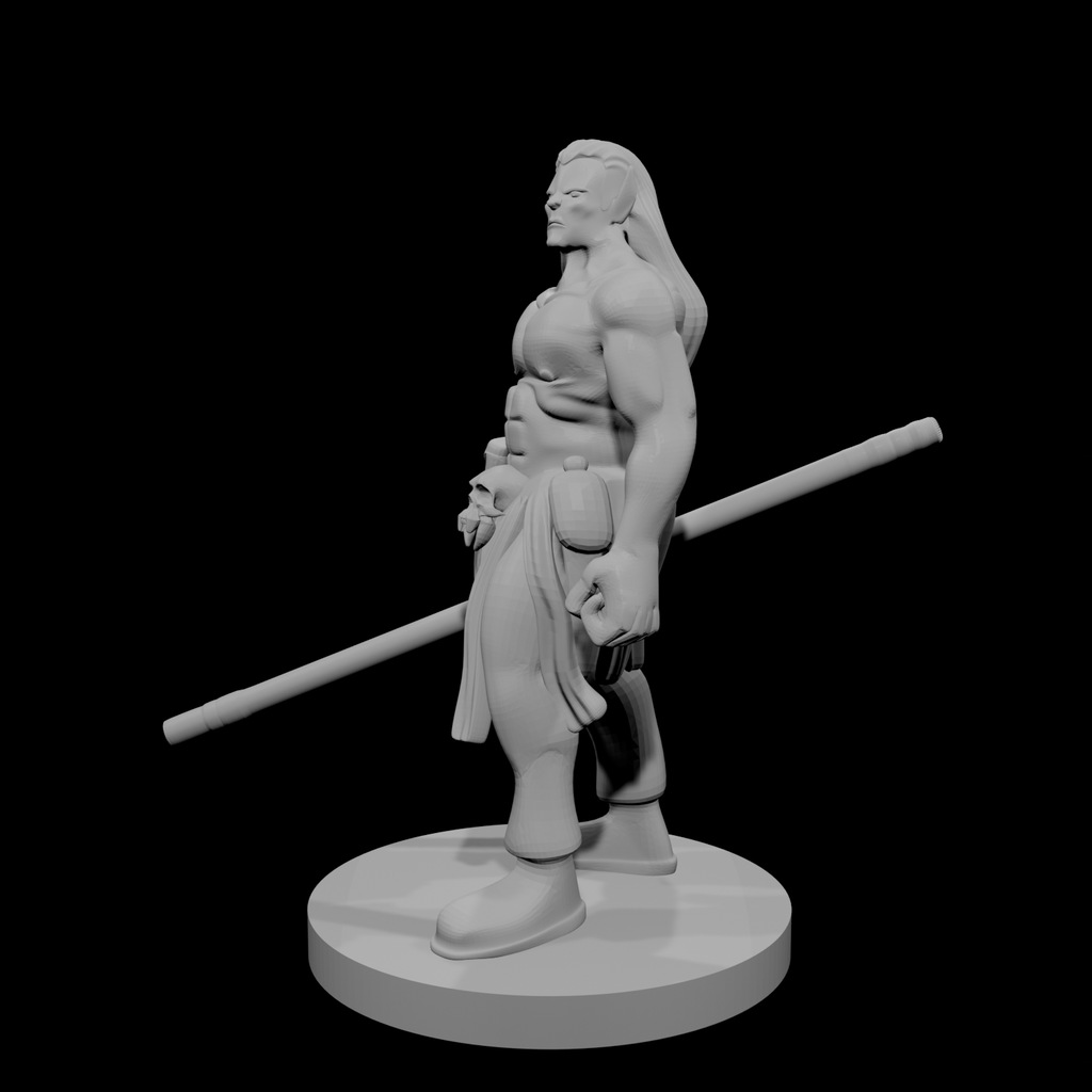 Half Orc Male Monk 2