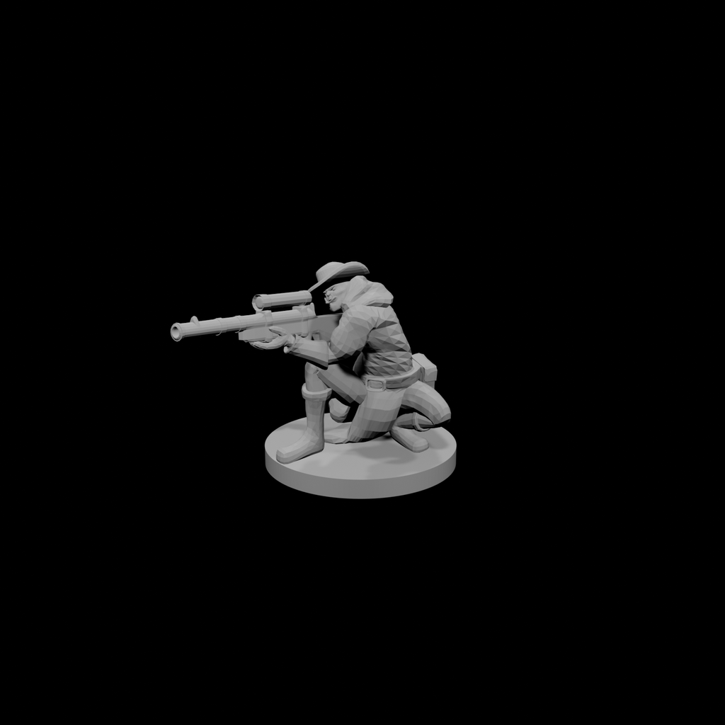 Half Orc Rifleman Gunslinger
