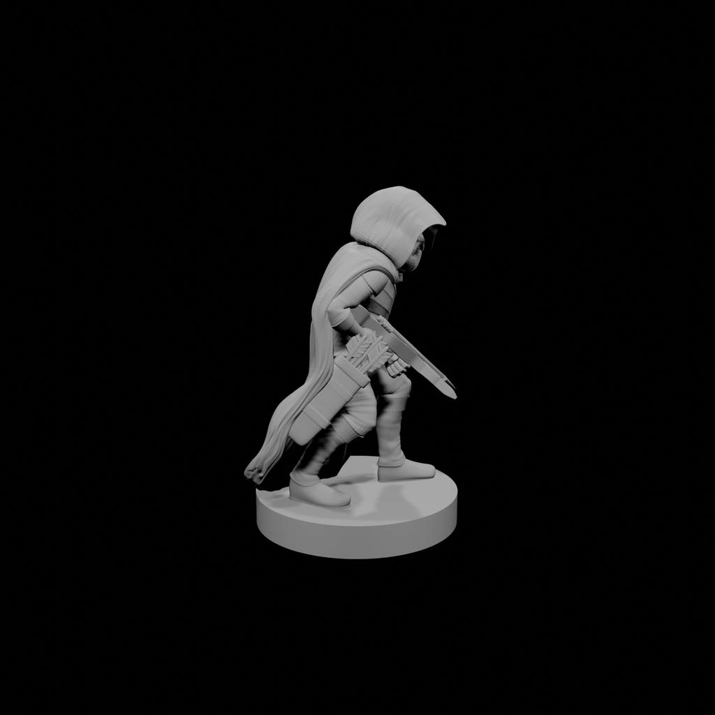 Halfling Bearded Male Crossbow Ranger