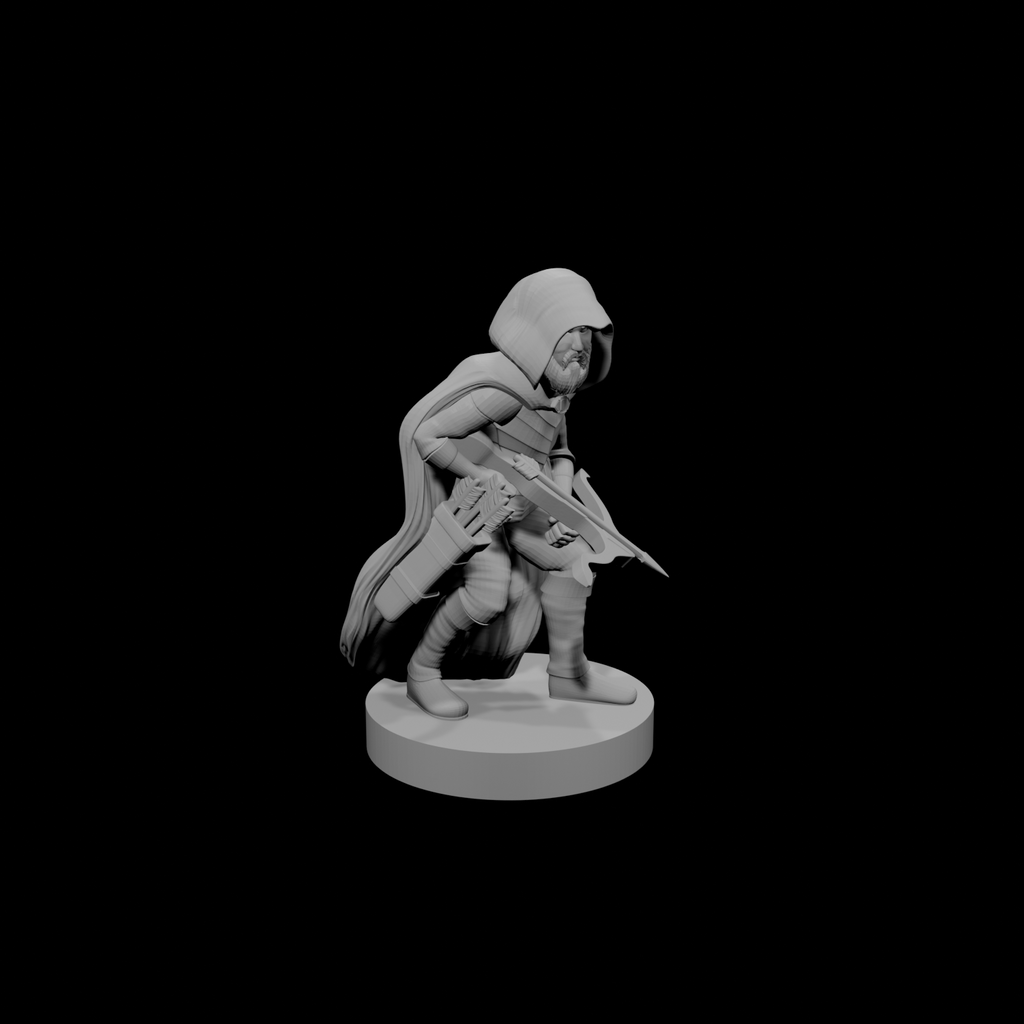 Halfling Bearded Male Crossbow Ranger
