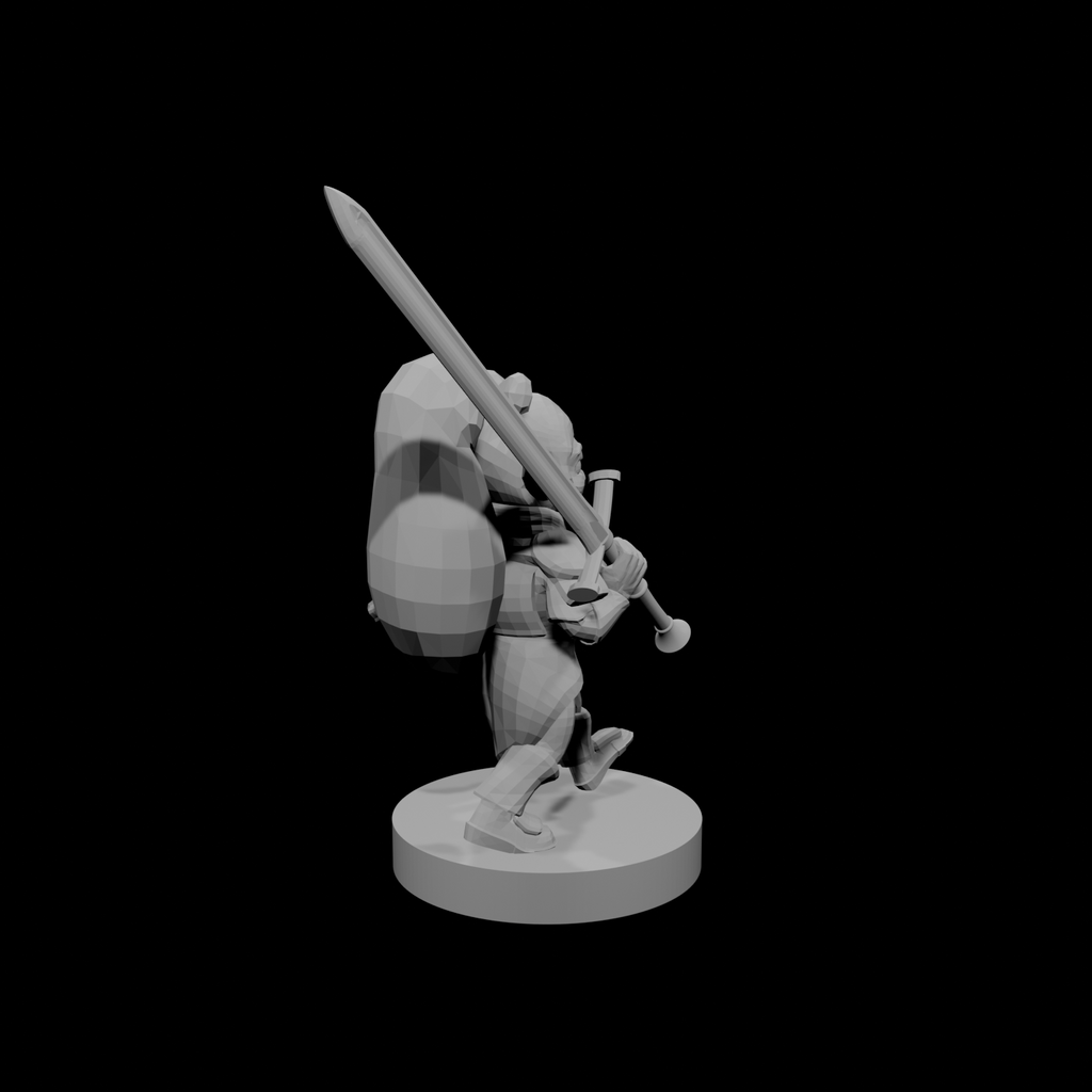 Halfling Female Great Weapon Fighter