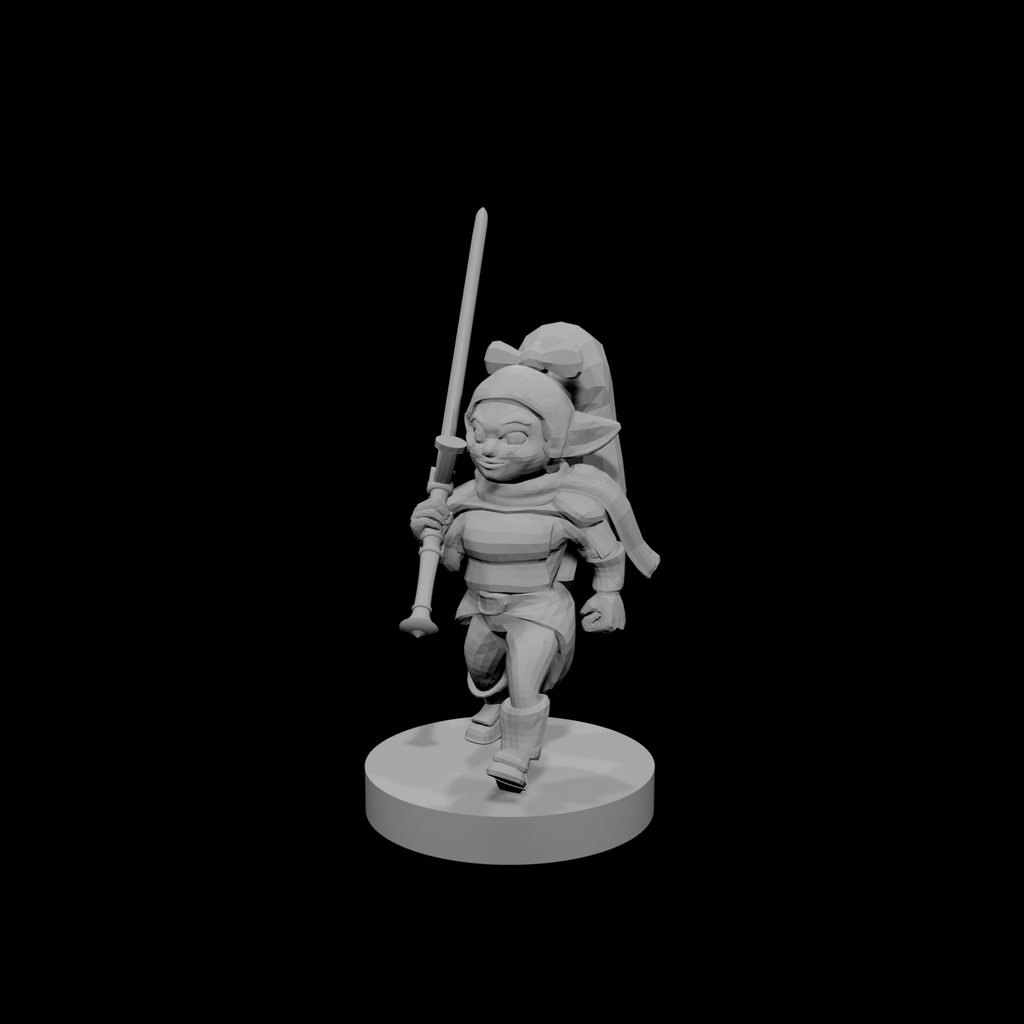 Halfling Female Great Weapon Fighter
