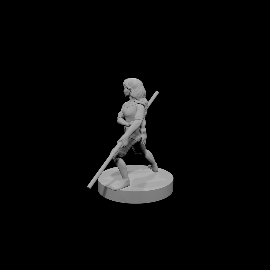 Halfling Female Monk