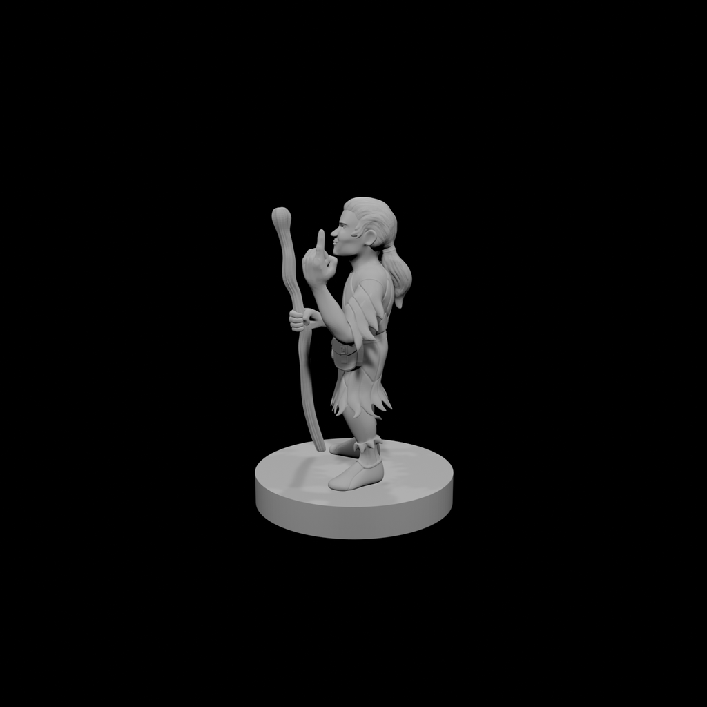 Halfling Male Druid
