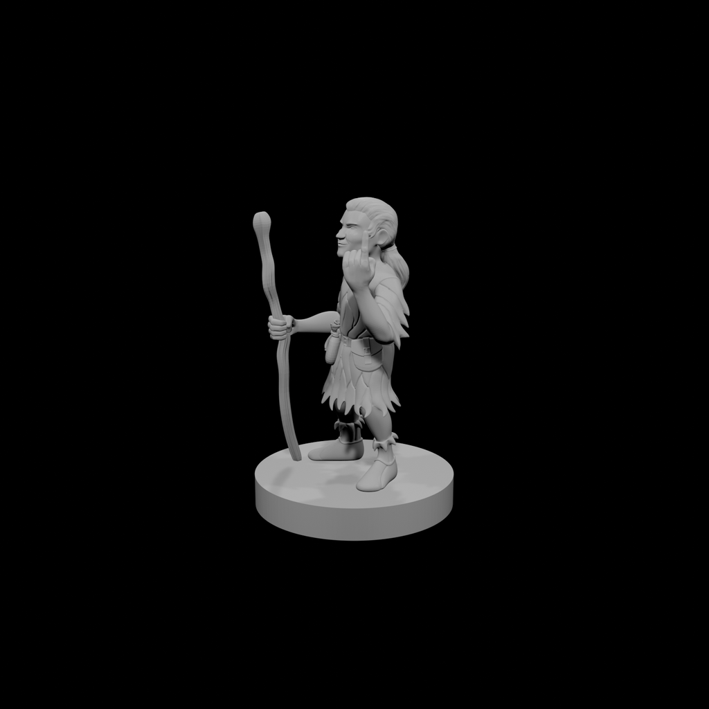 Halfling Male Druid
