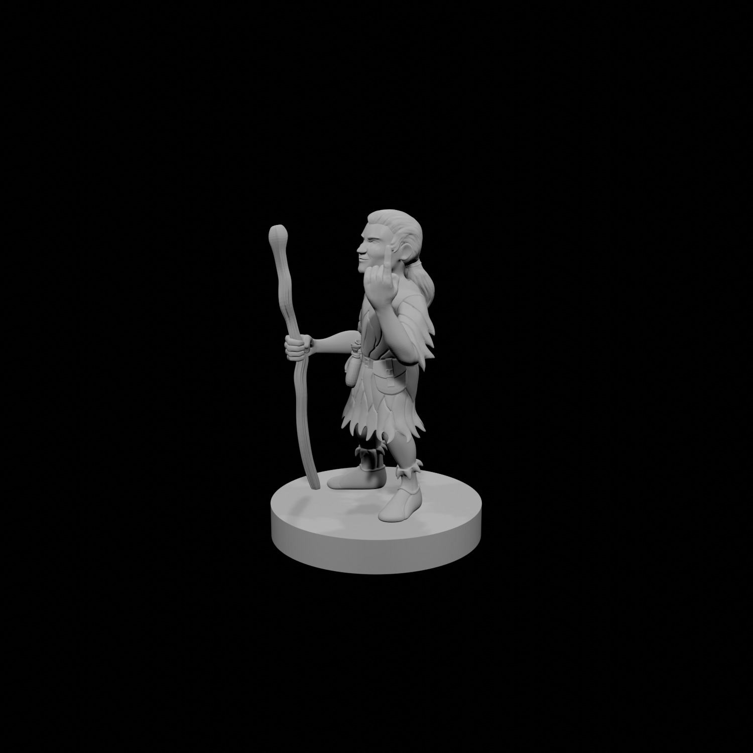 Halfling Male Druid