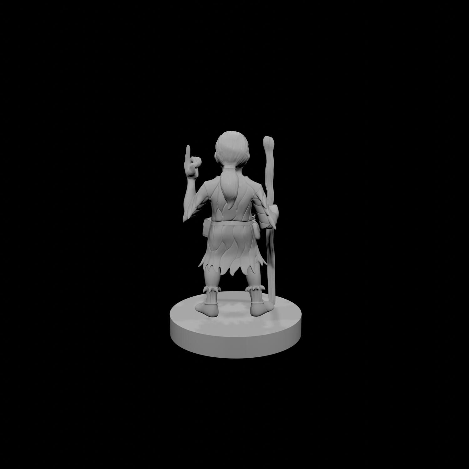 Halfling Male Druid